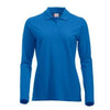 Branded Promotional CLIQUE CLASSIC MARION LONG SLEEVE POLO SHIRT Polo Shirt From Concept Incentives.