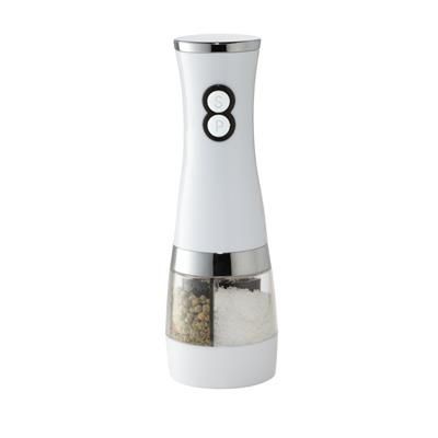 Branded Promotional SALT N PEPPER ELECTRIC SALT & PEPPER MILL in White Salt &amp; Pepper Set From Concept Incentives.