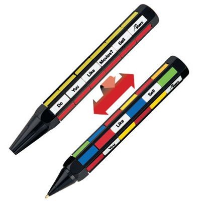 Branded Promotional TWISTING PUZZLE PEN Puzzle From Concept Incentives.