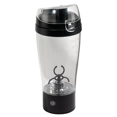 Branded Promotional CURL ELECTRIC SHAKER CUP Sports Drink Bottle From Concept Incentives.