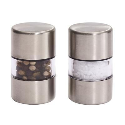 Branded Promotional SALT AND PEPPER MILL in Silver Salt or Pepper Mill From Concept Incentives.