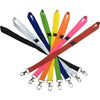 Branded Promotional 15MM UK PLAIN STOCK FLAT POLYESTER LANYARD Lanyard From Concept Incentives.