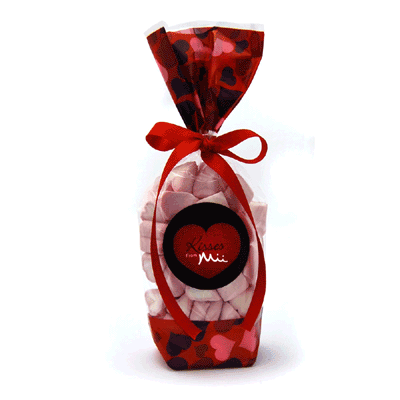 Branded Promotional SWEETS HEART VALENTINES BAG Sweets From Concept Incentives.