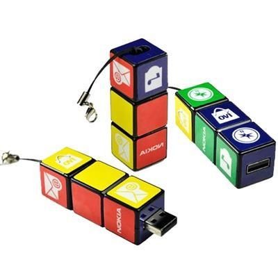 Branded Promotional NOVELTY RUBIKS CUBE USB FLASH DRIVE Memory Stick USB From Concept Incentives.