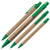 Branded Promotional BRISTOL BALL PEN in Green Pen From Concept Incentives.