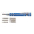 Branded Promotional MICRO SCREWDRIVER BIT SET in Blue Screwdriver From Concept Incentives.