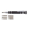 Branded Promotional MICRO SCREWDRIVER BIT SET in Black Screwdriver From Concept Incentives.