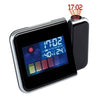 Branded Promotional COLOUR PROJECTION LCD WEATHER STATION ALARM CLOCK in Black Clock From Concept Incentives.