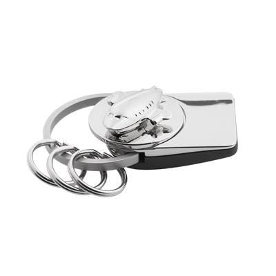 Branded Promotional FLY AWAY KEYRING in Silver Keyring From Concept Incentives.