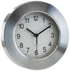 Branded Promotional ROUNDABOUT WALL CLOCK in Silver Clock From Concept Incentives.