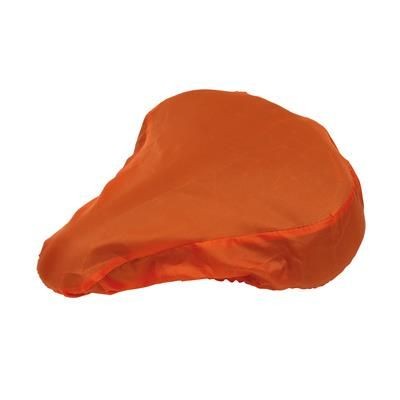 Branded Promotional DRY SEAT BICYCLE SEAT COVER in Orange Bicycle Seat Cover From Concept Incentives.