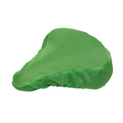 Branded Promotional DRY SEAT BICYCLE SEAT COVER in Green Bicycle Seat Cover From Concept Incentives.