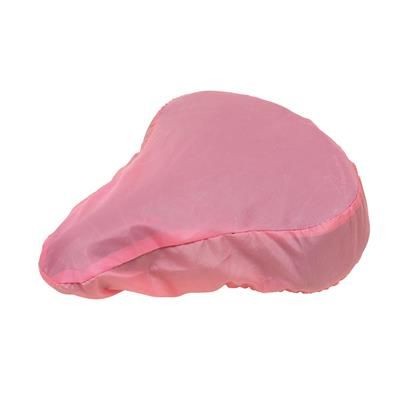 Branded Promotional DRY SEAT BICYCLE SEAT COVER in Pink Bicycle Seat Cover From Concept Incentives.