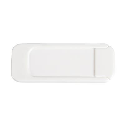 Branded Promotional HIDE WEBCAM COVER in White Web Cam From Concept Incentives.