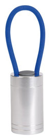 Branded Promotional LUMINOUS LAMP in Silver & Blue with Silicon Strap Lamp From Concept Incentives.