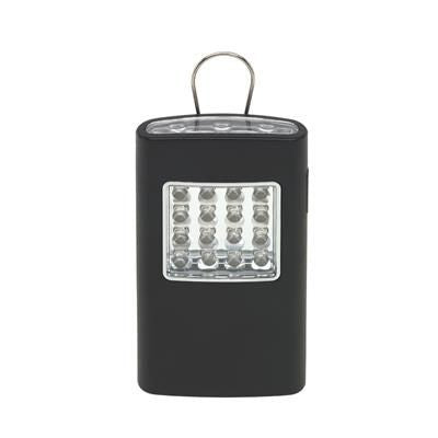 Branded Promotional BRIGHT HELPER LED WORK LIGHT TORCH in Black Torch From Concept Incentives.