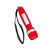 Branded Promotional USB RECHARGEABLE TORCH in Red Silver Torch From Concept Incentives.