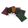 Branded Promotional HOME ZIP KEYRING POUCH PURSE in Brown Keyring From Concept Incentives.