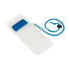 Branded Promotional SMART SPLASH PHONE BAG in Blue Mobile Phone Case From Concept Incentives.