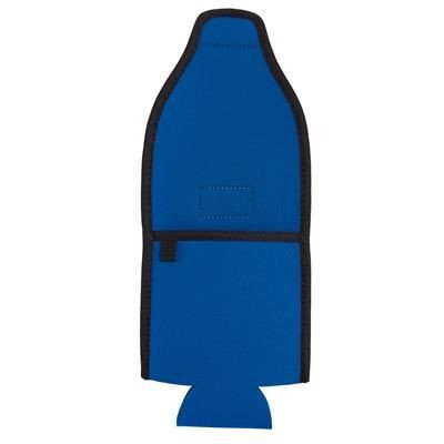 Branded Promotional COOL HIKING BOTTLE HOLDER in Blue Sports Drink Bottle From Concept Incentives.