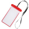 Branded Promotional DIVER MOBILE PHONE COVER in Red & Clear Transparent Mobile Phone Case From Concept Incentives.