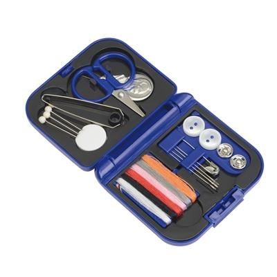 Branded Promotional NICE SEWING KIT in Blue Sewing Kit From Concept Incentives.