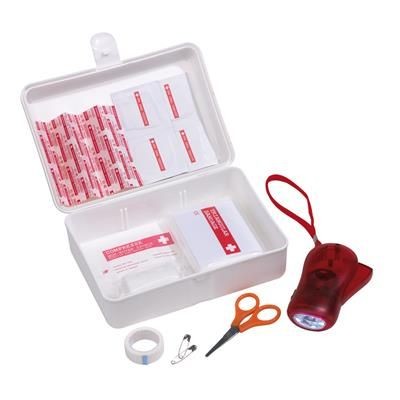 Branded Promotional GUARDIAN FIRST AID KIT in White First Aid Kit From Concept Incentives.