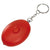 Branded Promotional ACOUSTIC BOMB ALARM KEYRING CHAIN in Red Alarm From Concept Incentives.