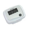 Branded Promotional EASY RUN PEDOMETER in White Pedometer From Concept Incentives.