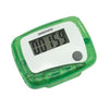 Branded Promotional EASY RUN PEDOMETER in Green Pedometer From Concept Incentives.