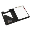Branded Promotional MONTE CARLO DOUBLE CLIPBOARD in Black PVC & Nylon Clipboard From Concept Incentives.