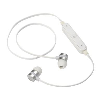 Branded Promotional IN-EAR HEADPHONES FRESH SOUND in White Earphones From Concept Incentives.