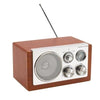 Branded Promotional AM & FM RADIO CLASSIC with Elegant Wood Design Radio From Concept Incentives.