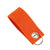 Branded Promotional FELT KEYRING in Orange Keyring From Concept Incentives.