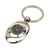Branded Promotional TACK METAL KEYRING CLOCK in Silver Clock From Concept Incentives.