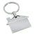 Branded Promotional HOUSE SHAPE METAL KEYRING in Silver Keyring From Concept Incentives.