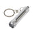 Branded Promotional FLARE LED KEYRING TORCH LIGHT in Silver Torch From Concept Incentives.