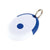 Branded Promotional CONDOM KEYRING in Blue & White Condom Holder From Concept Incentives.