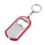 Branded Promotional OPEN LIGHT KEYRING BOTTLE OPENER in Silver & Red with LED Light Bottle Opener From Concept Incentives.