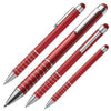 Branded Promotional LUEBO BALL PEN with Touch-Pen in Red Pen From Concept Incentives.