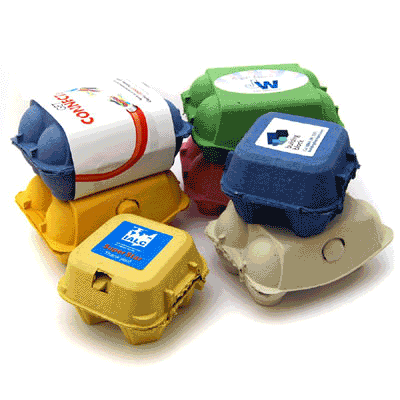 Branded Promotional EASTER EGG BOX Chocolate From Concept Incentives.