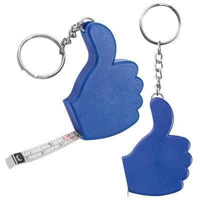 Branded Promotional COSLADA KEYRING in Blue Keyring From Concept Incentives.