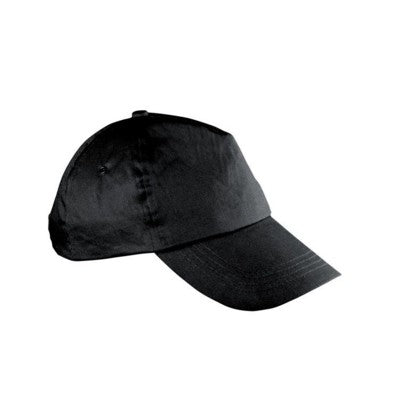 Branded Promotional NEW YORK 5 PANEL BASEBALL CAP in Black Baseball Cap From Concept Incentives.