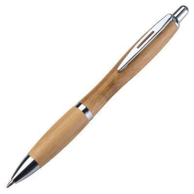 Branded Promotional BRENTWOOD BAMBOO BALL PEN Pen From Concept Incentives.