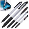 Branded Promotional BOGOTA 4IN1 BALL PEN in Silver Pen From Concept Incentives.