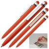 Branded Promotional NOTTINGHAM BALL PEN with Touch-Pen in Red Pen From Concept Incentives.