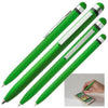 Branded Promotional NOTTINGHAM BALL PEN with Touch-Pen in Green Pen From Concept Incentives.