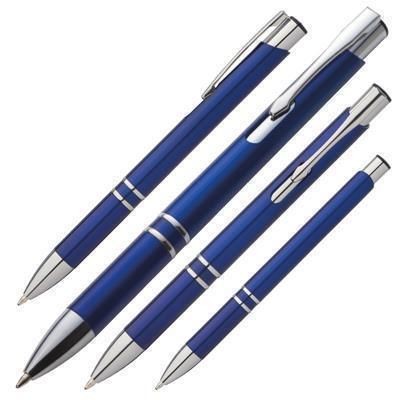 Branded Promotional BALTIMORE BALL PEN in Blue Pen From Concept Incentives.