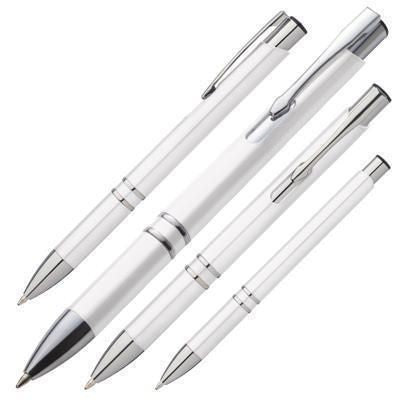 Branded Promotional BALTIMORE BALL PEN in White Pen From Concept Incentives.