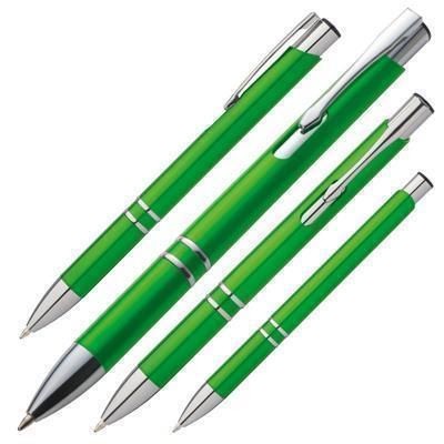 Branded Promotional BALTIMORE BALL PEN in Green Pen From Concept Incentives.